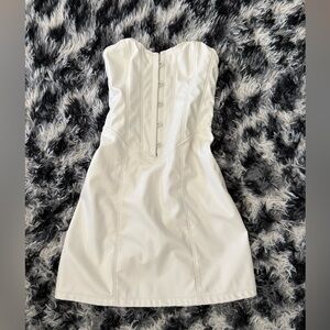 Urban Outfitters Strapless White Dress